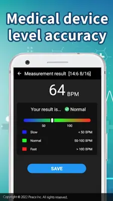 Heart Rate Measurement App android App screenshot 2